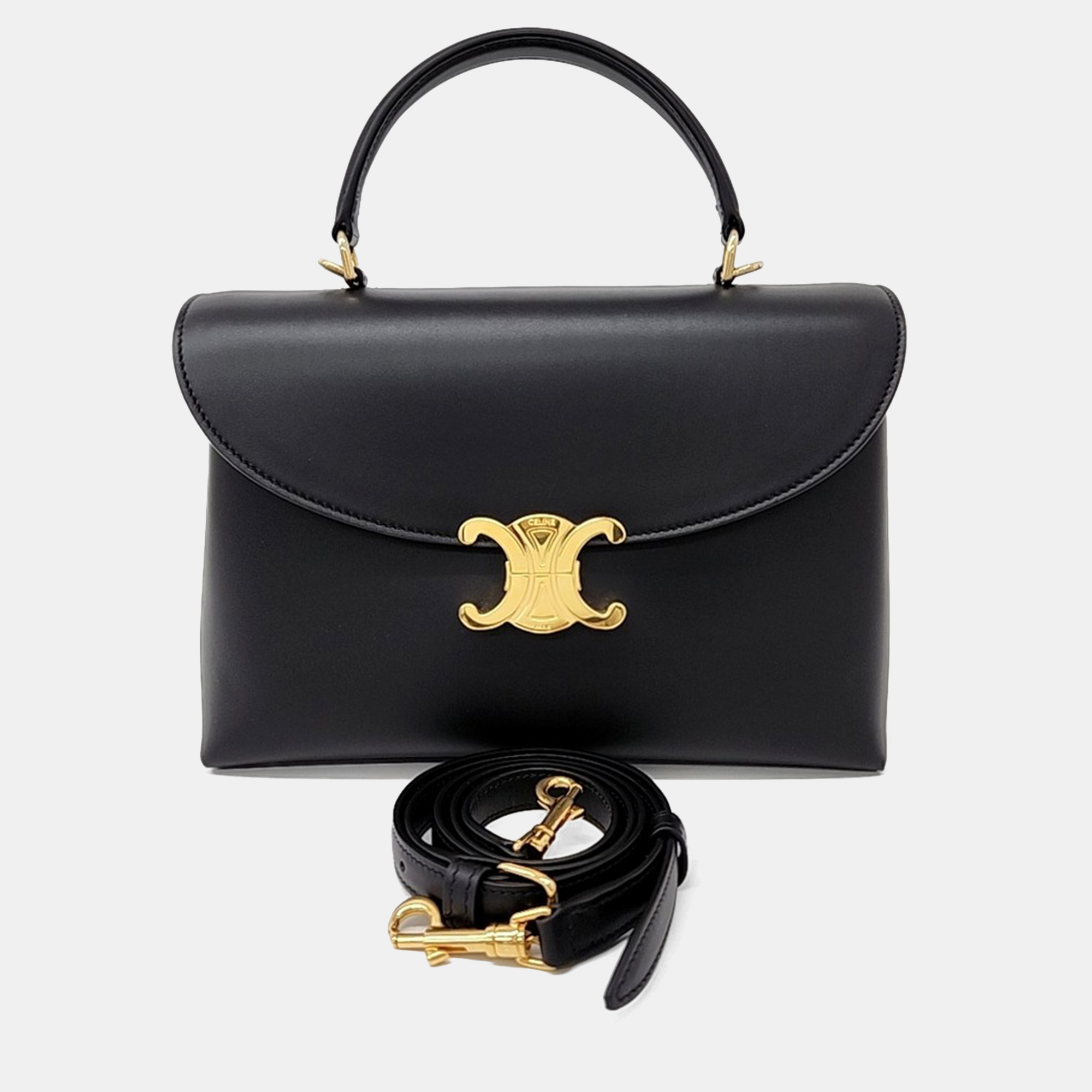 

Celine Black Leather Nino Bag Medium