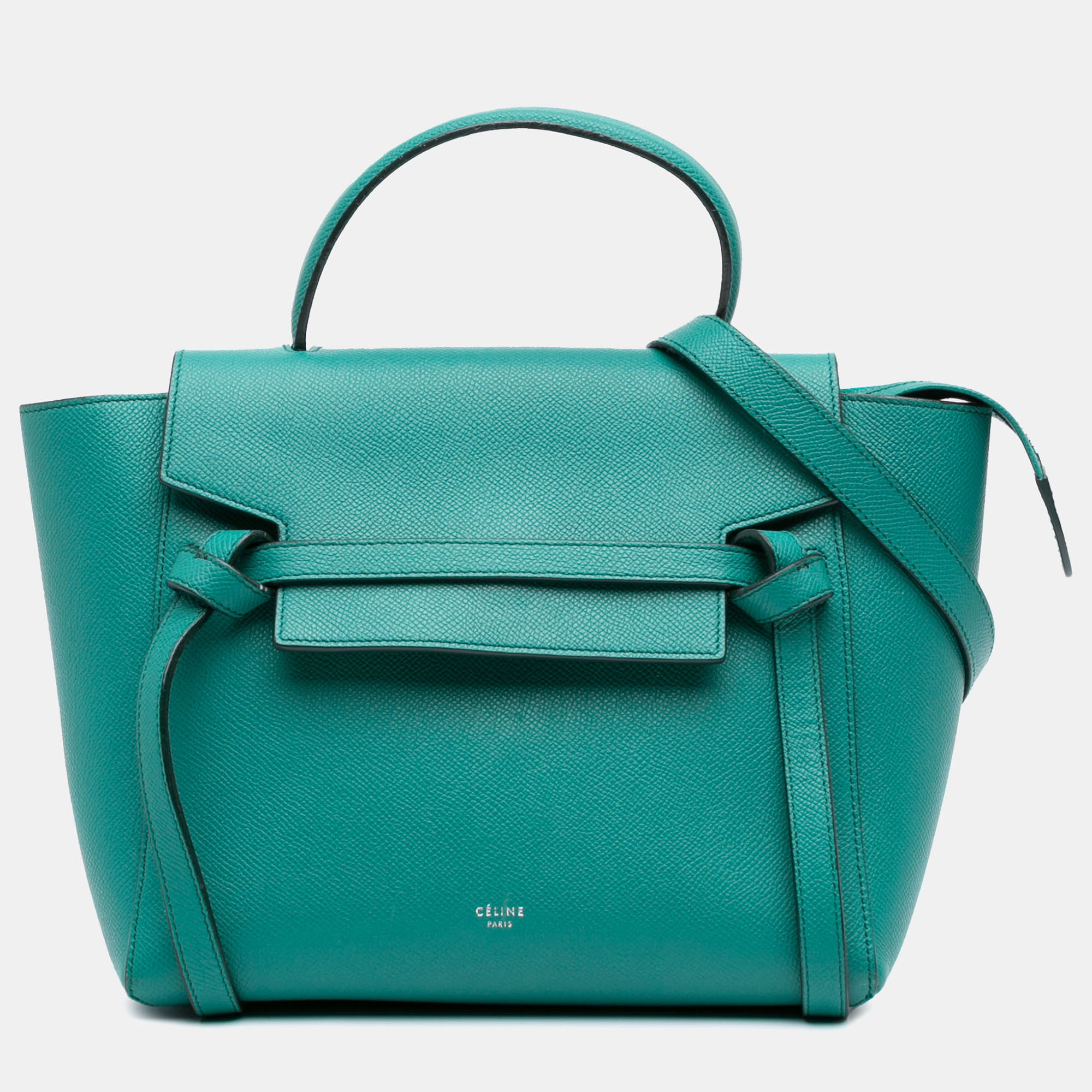 

Celine Green Micro Grained Calfskin Belt Bag