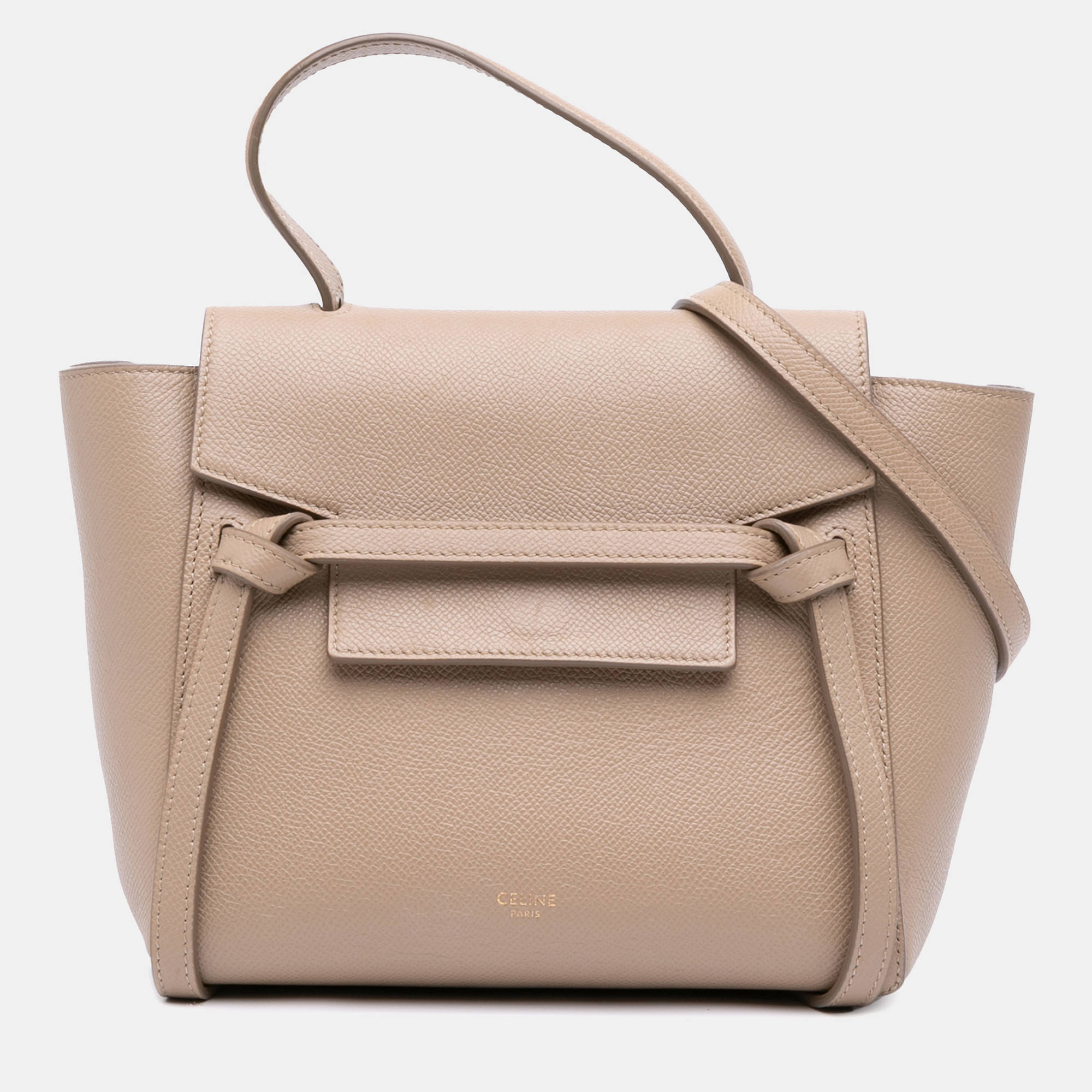 

Celine Beige Nano Grained Calfskin Belt Bag