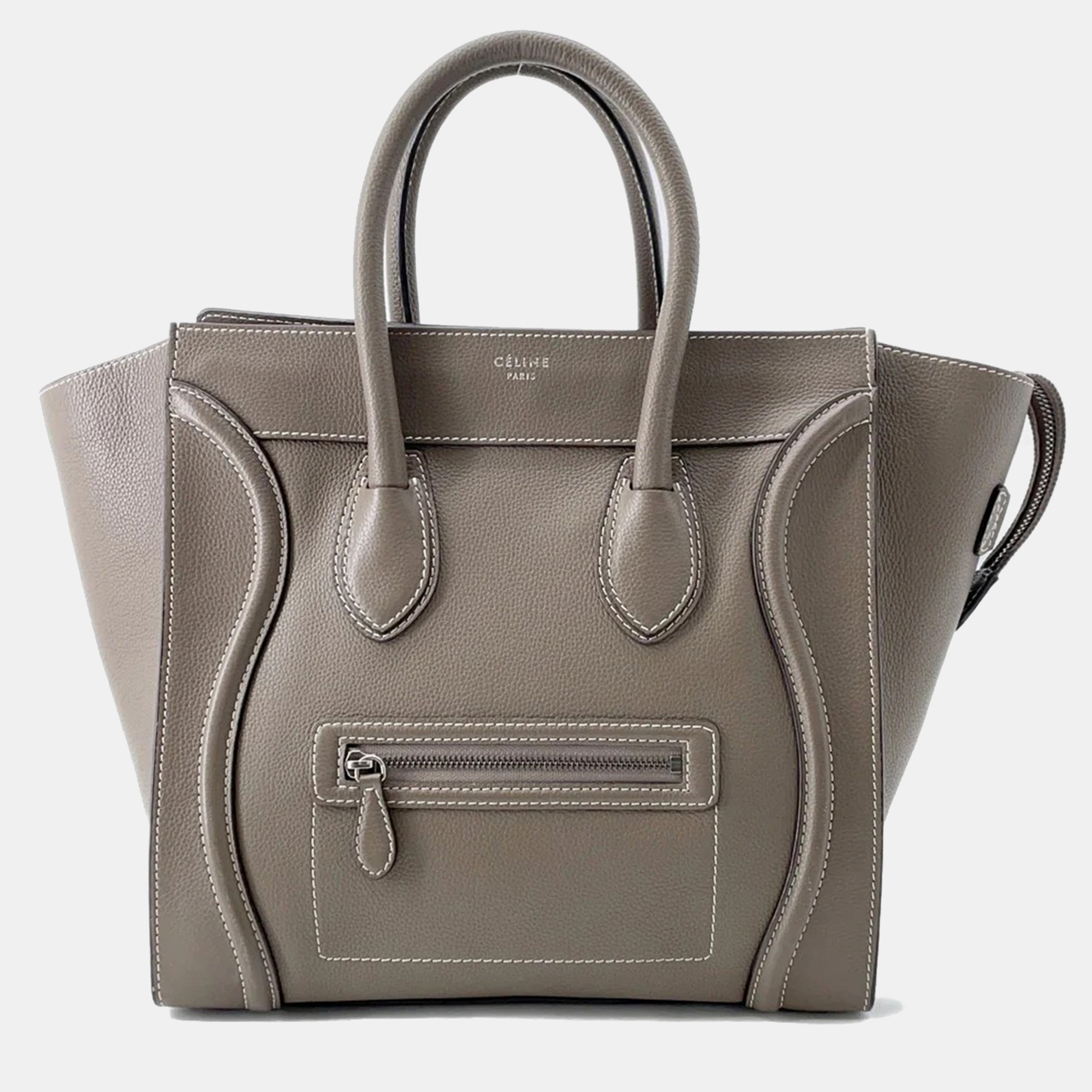 

Celine Luggage Shopper Greige Leather Size Mini, Brown