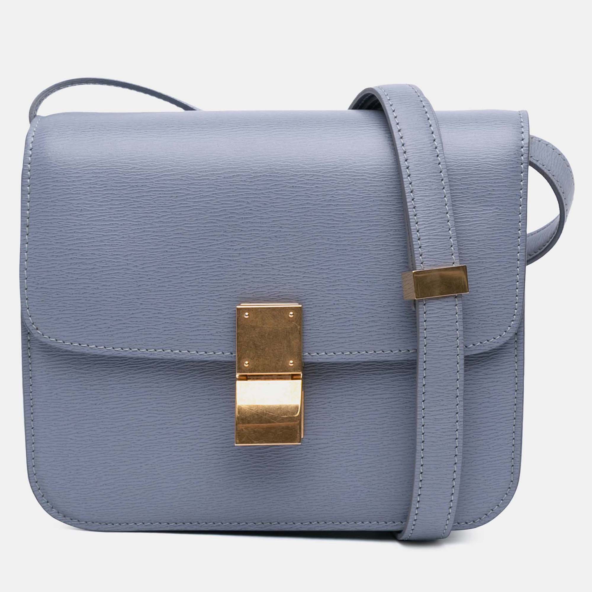 

Celine Blue Teen Liege Calfskin Classic Box