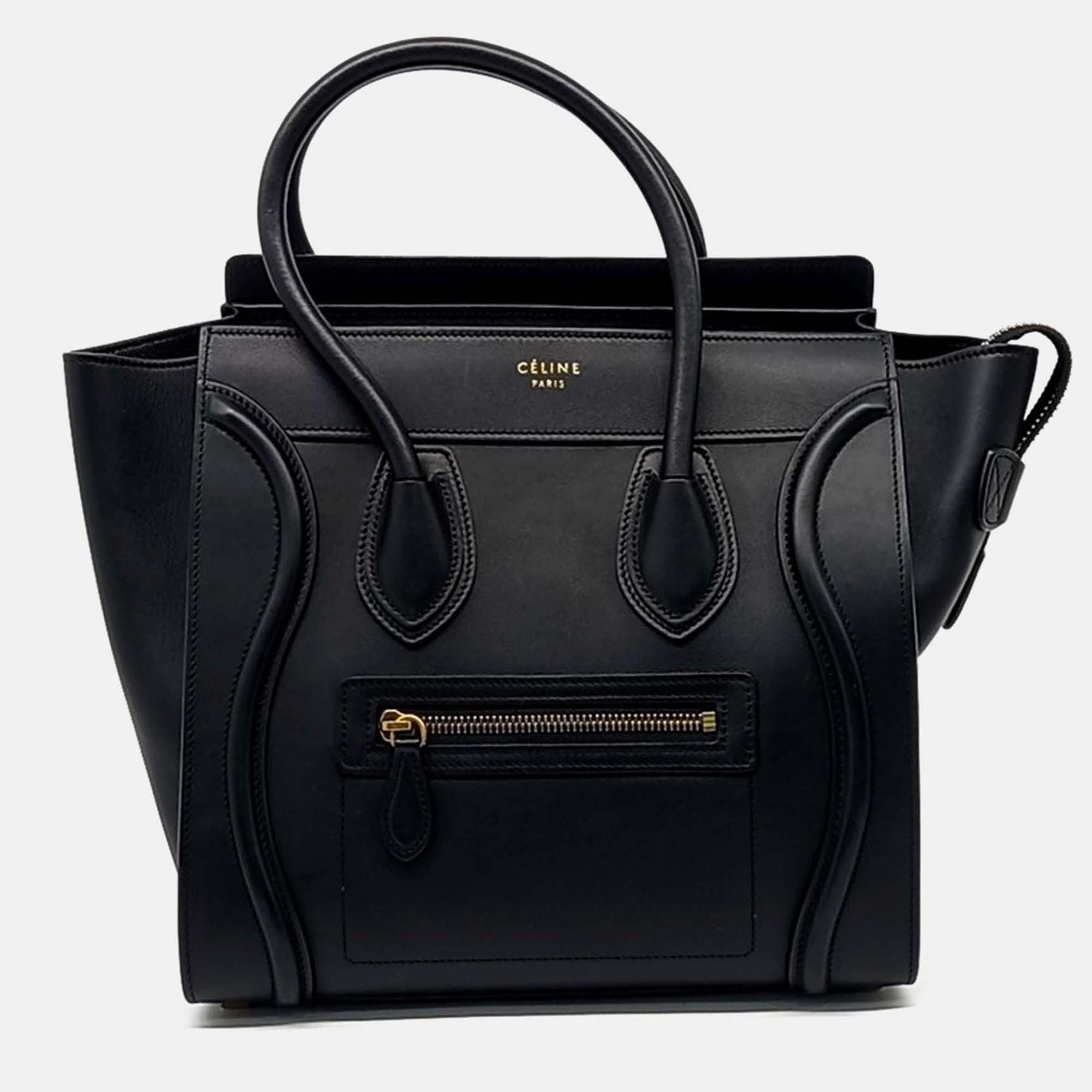 

Celine luggage bag, Black