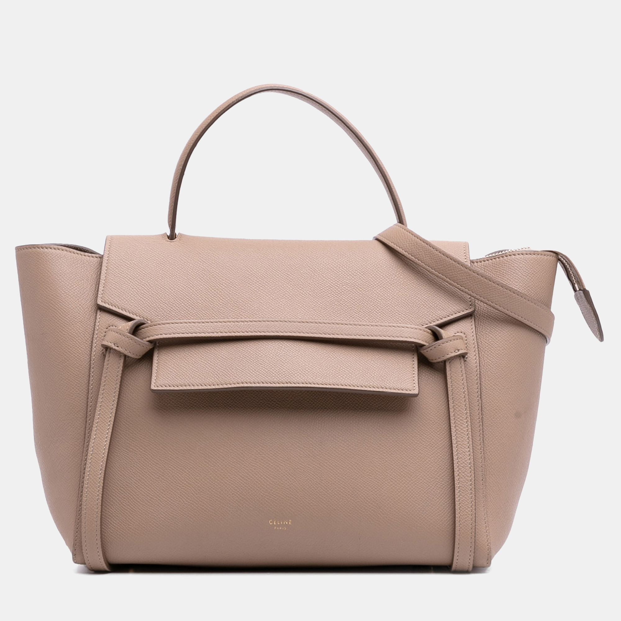 

Celine Brown Mini Grained Calfskin Belt Bag