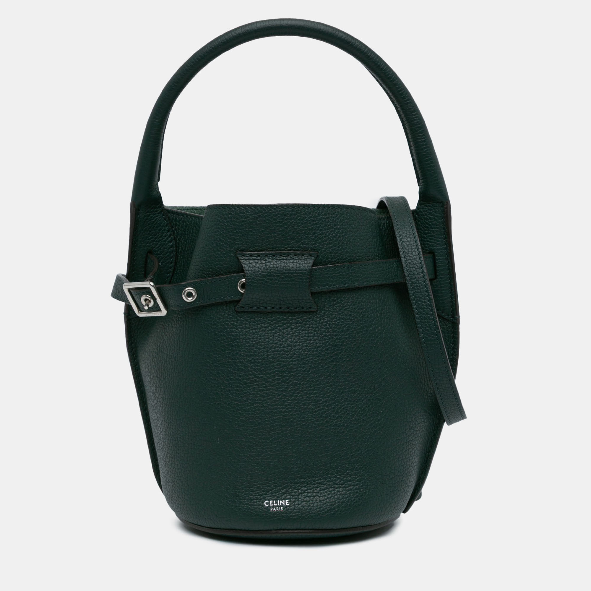 

Celine Green Nano Leather Big Bucket Bag