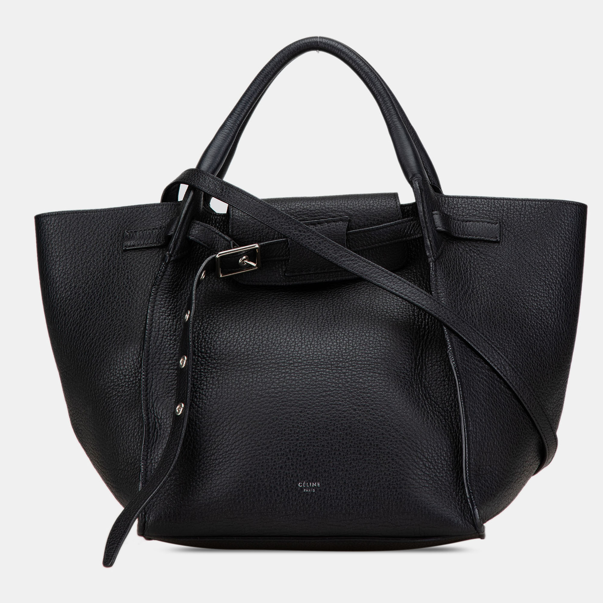 

Celine Black Small Grained Calfskin Big Bag