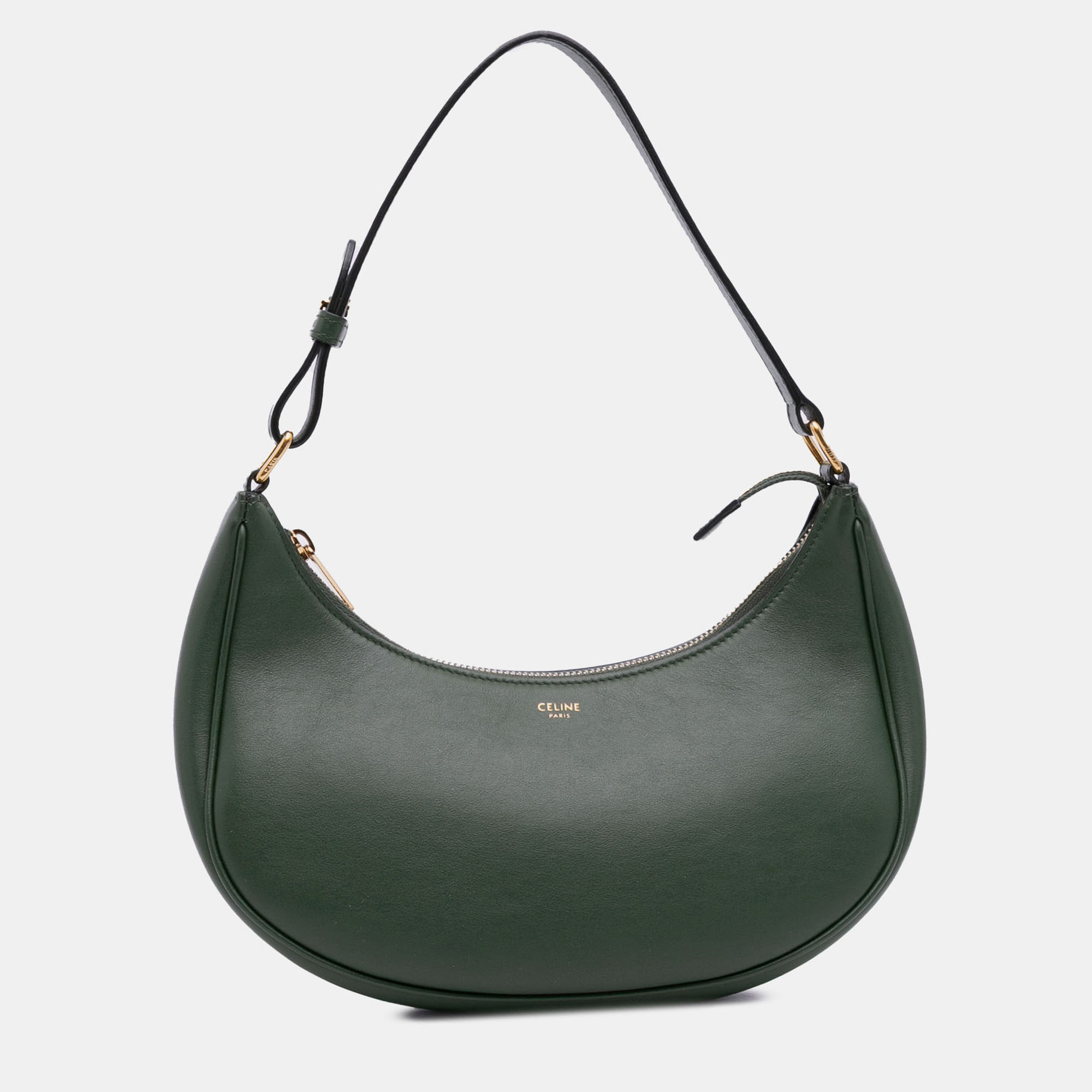 

Celine Green Leather Ava Shoulder Bag