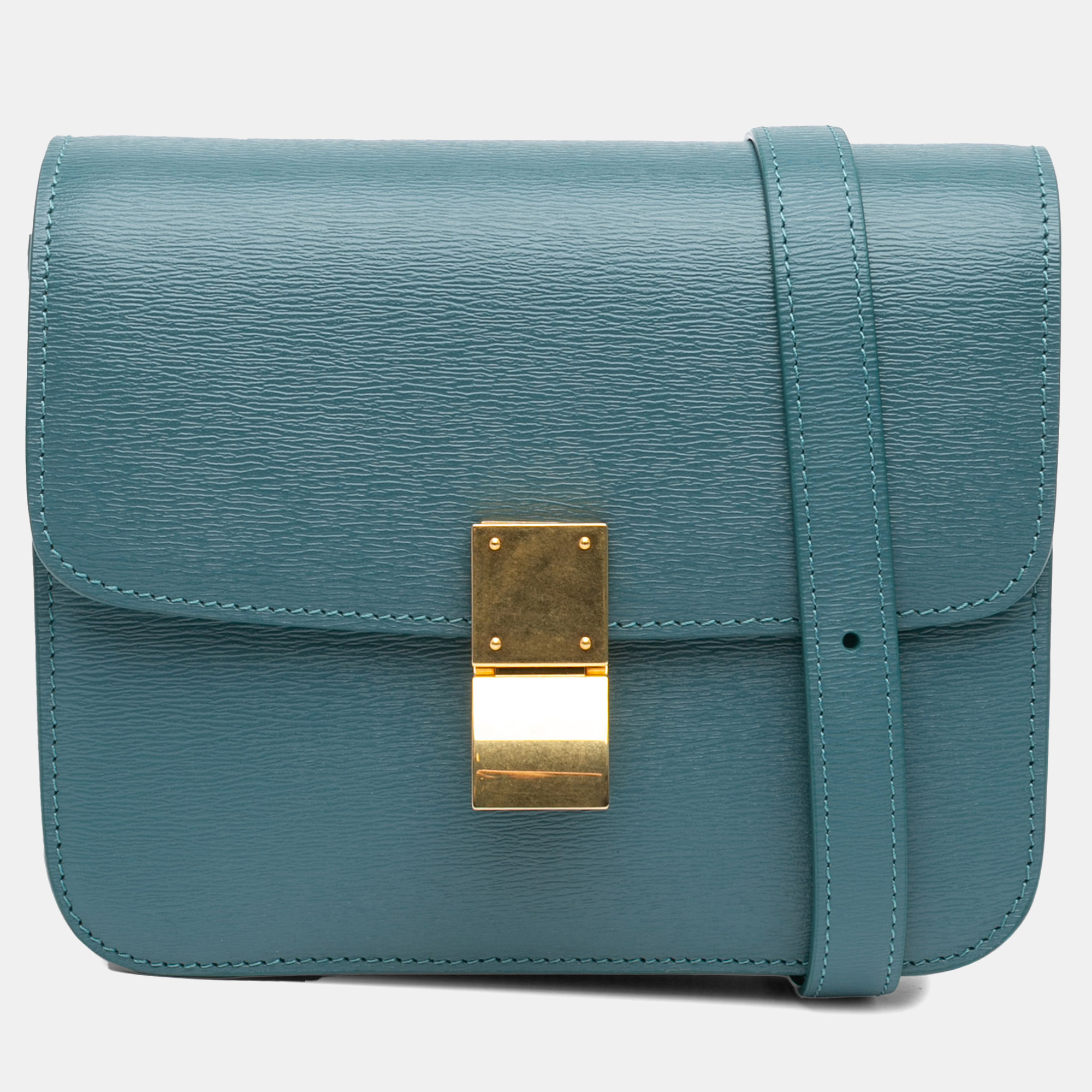 

Celine Blue Teen Liege Calfskin Classic Box