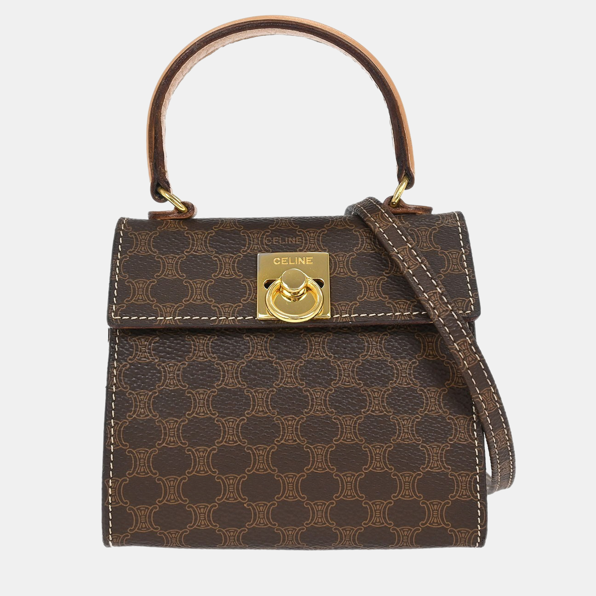

Celine Brown Macadam 2way Handbag