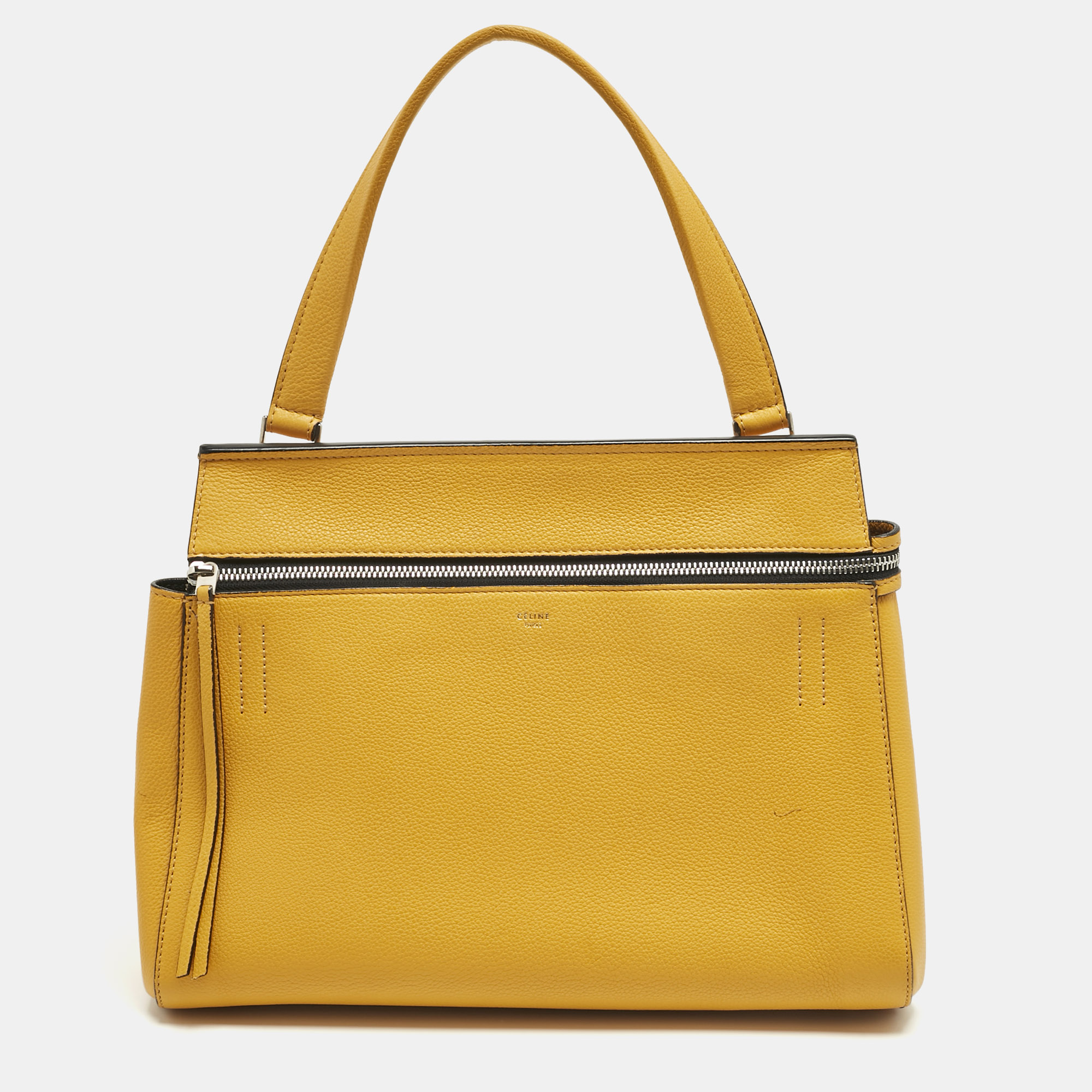 

Céline Yellow Leather  Edge Bag