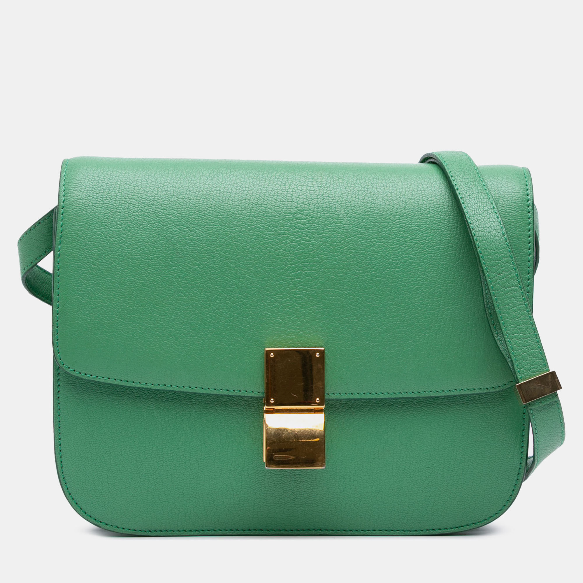 

Celine Green Medium Calfskin Classic Box
