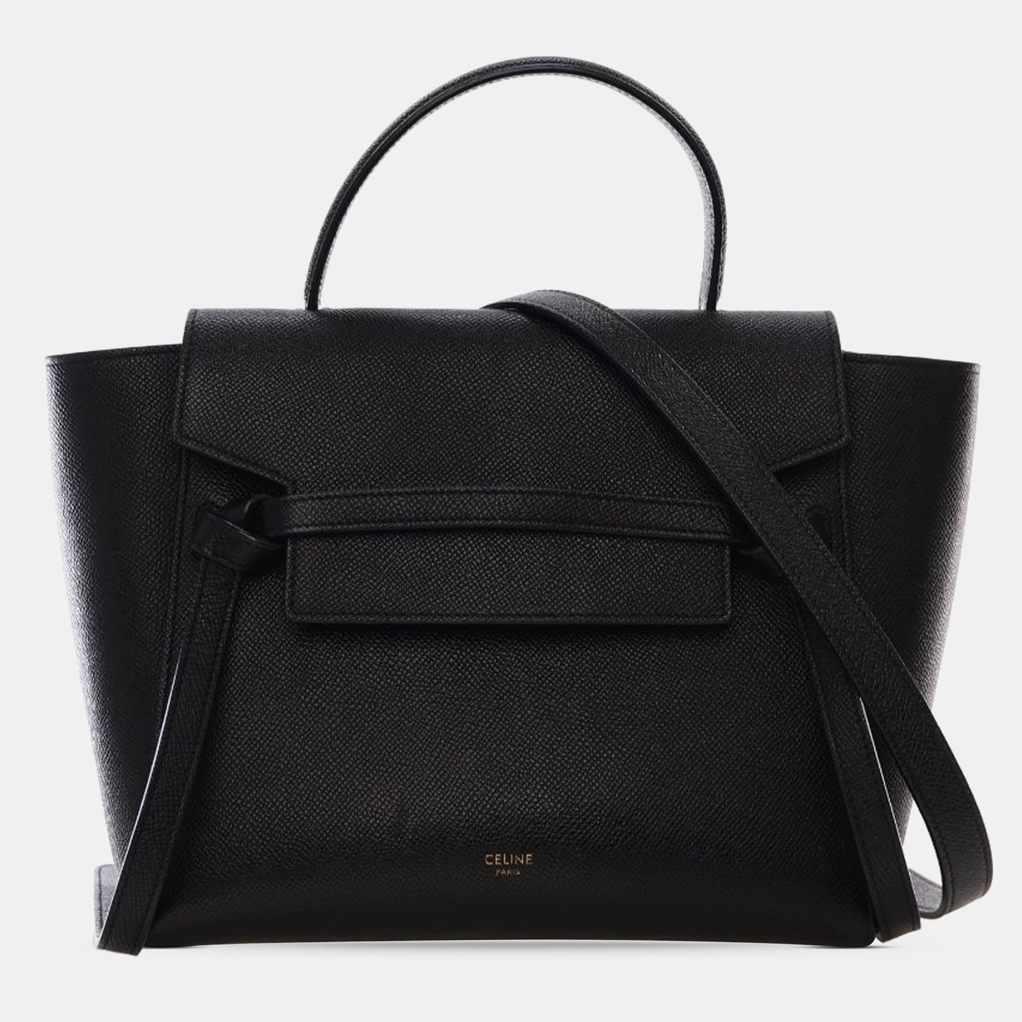 

Celine Black Micro Grained Calfskin Belt Bag