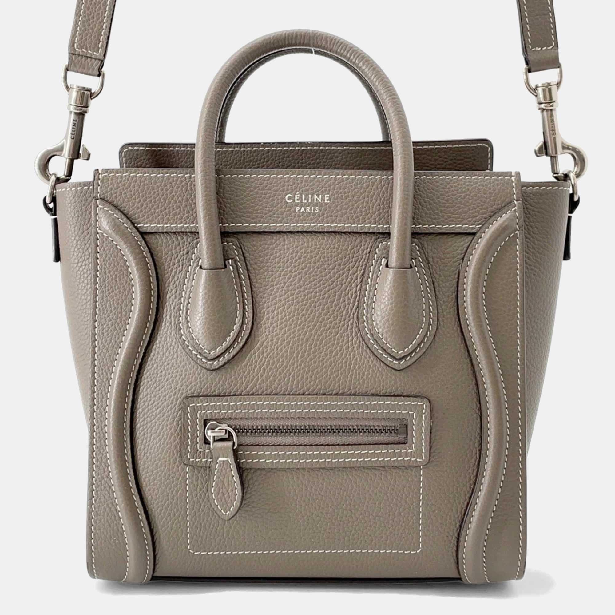 

Celine Luggage Shopper Suri Leather Size Nano, Grey