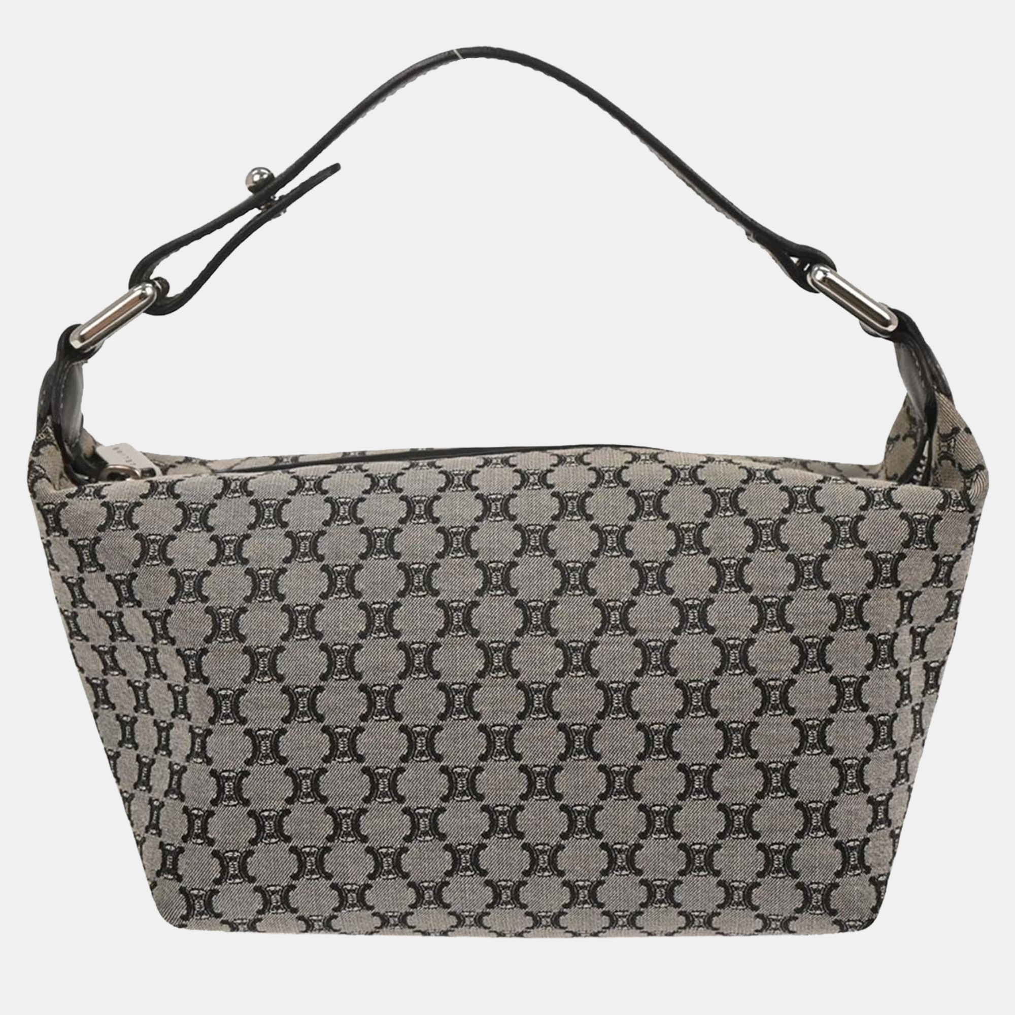 Pre-owned Celine Black Canvas Macadam Handbag