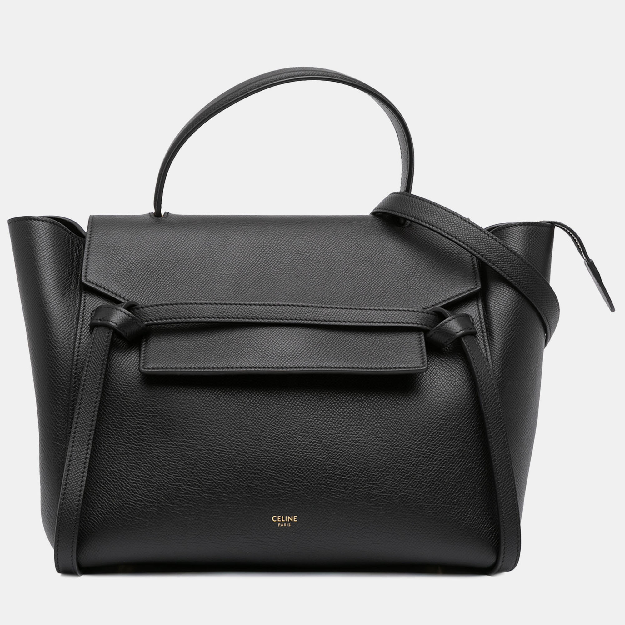 

Celine Black Mini Grained Calfskin Belt Bag