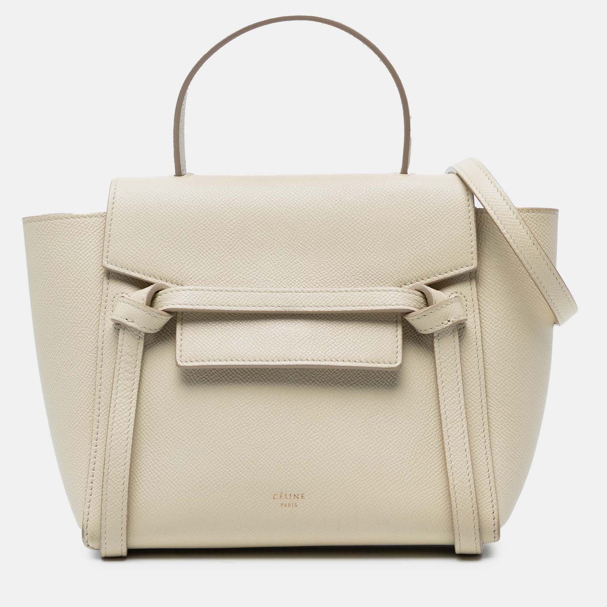 

Celine Beige Nano Grained Calfskin Belt Bag