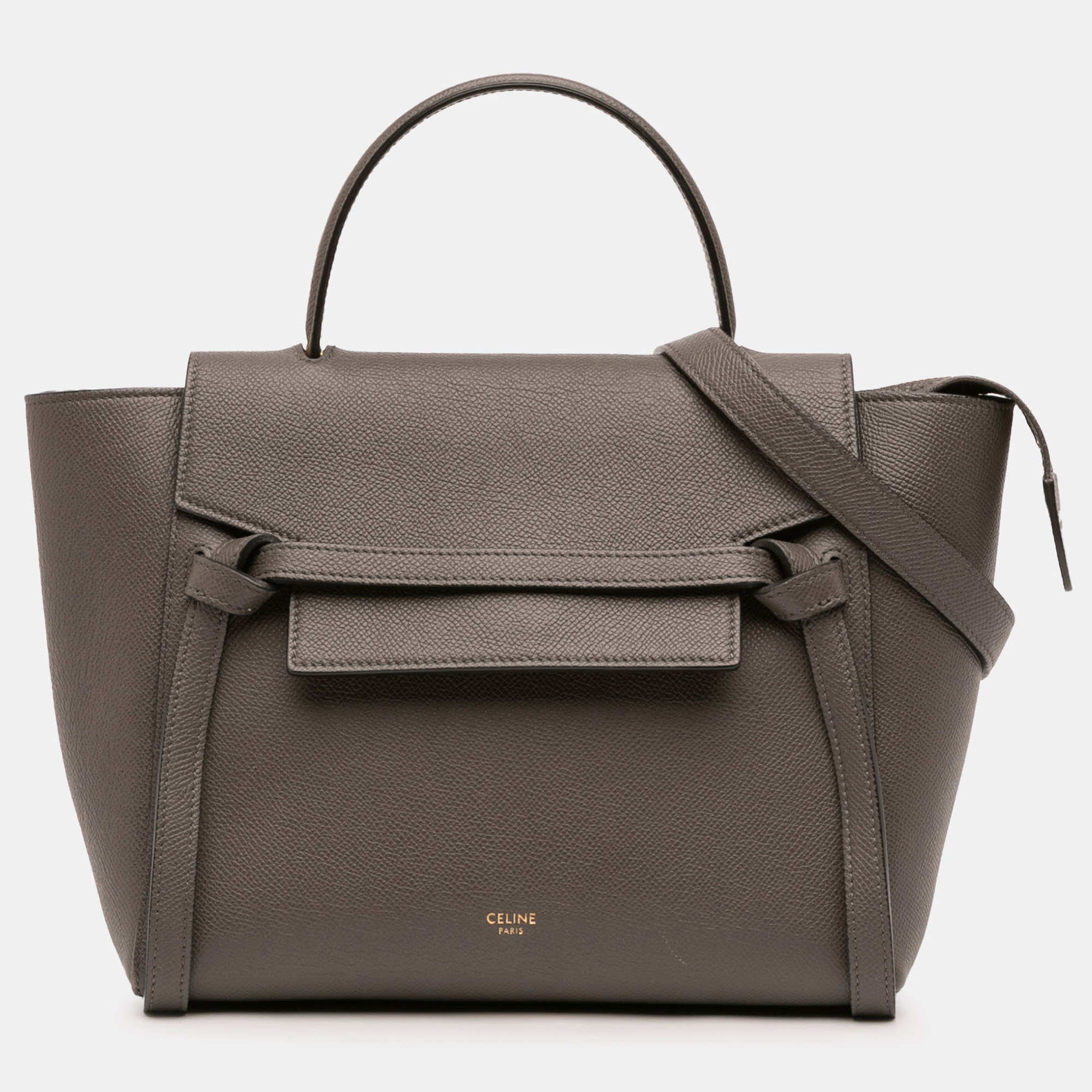 

Celine Brown Micro Grained Calfskin Belt Bag