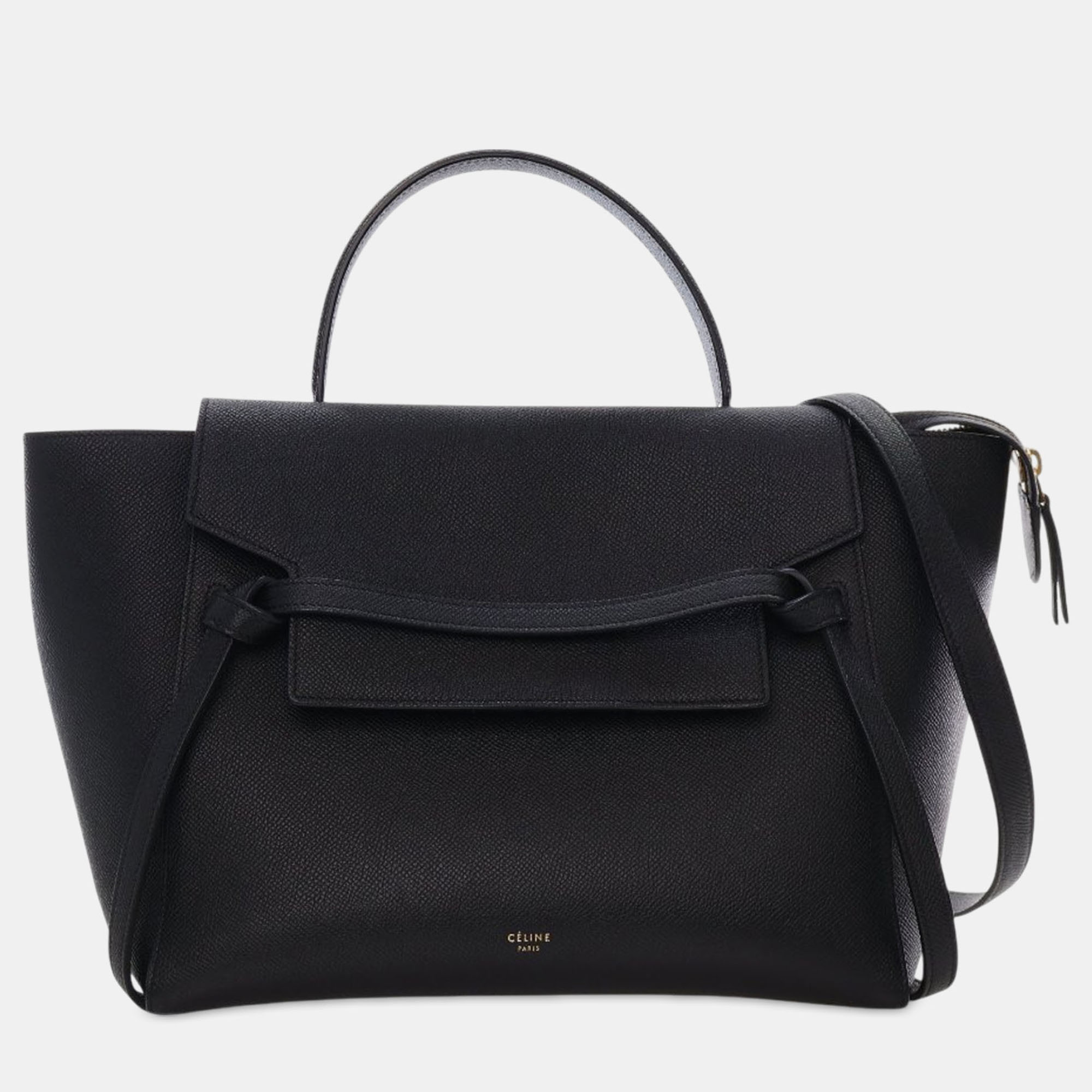

Celine Black Mini Grained Calfskin Belt Bag
