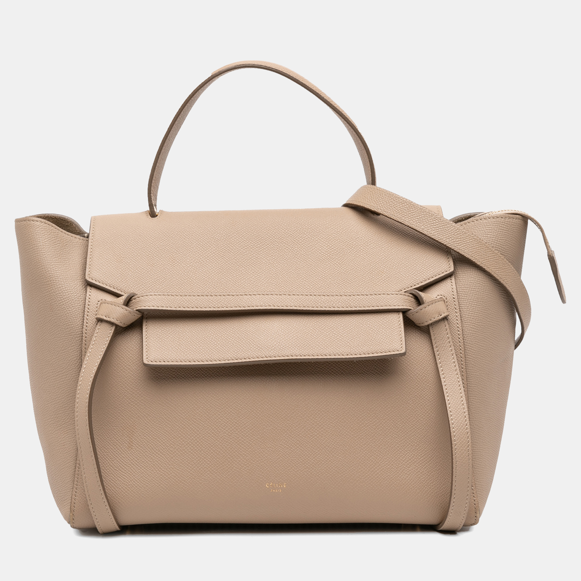 

Celine Beige Mini Grained Calfskin Belt Bag