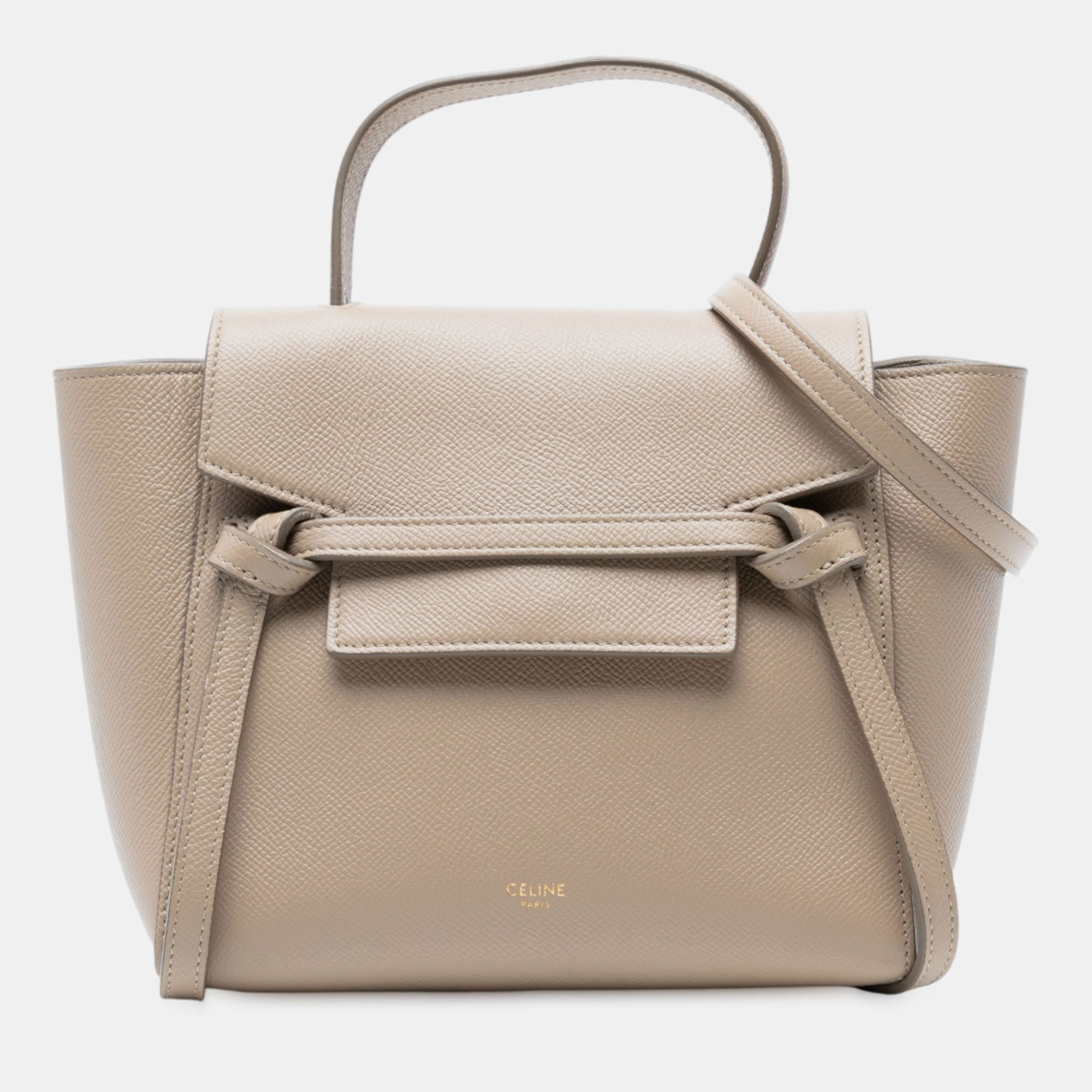 

Celine Beige Nano Grained Calfskin Belt Bag