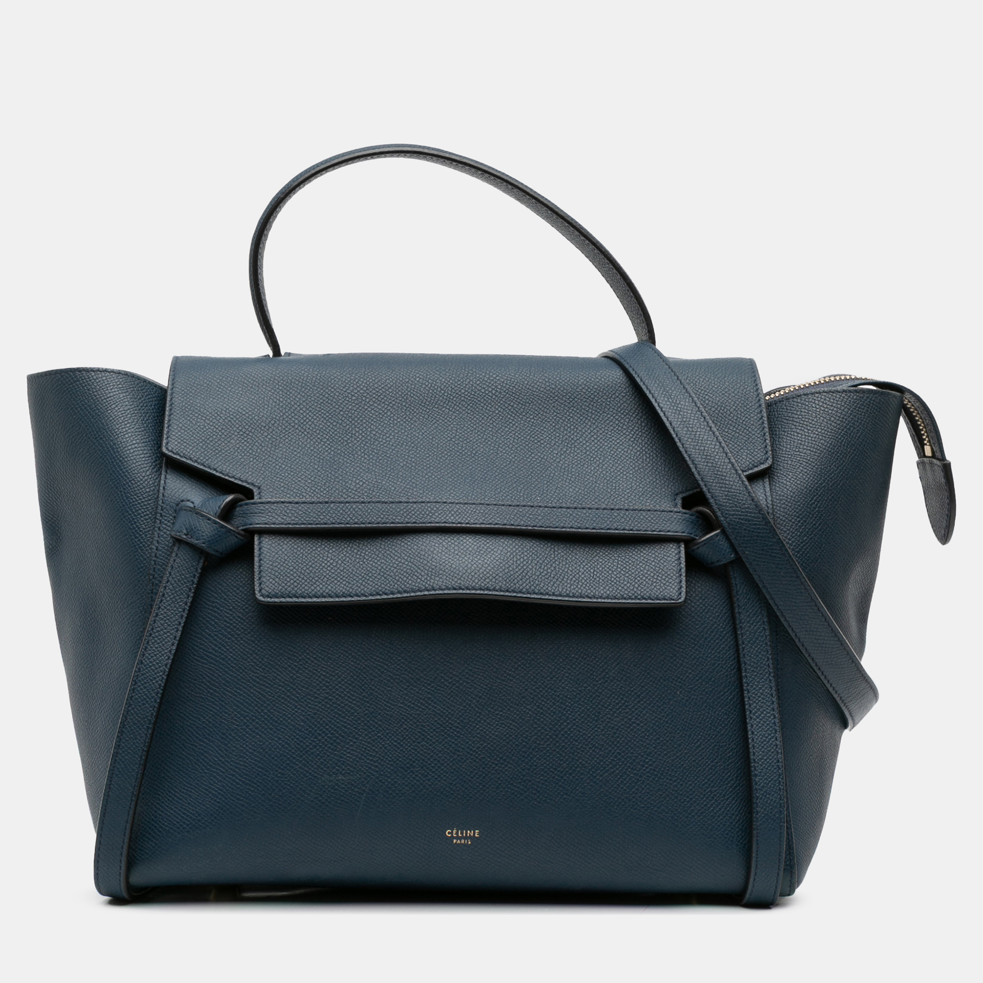 

Celine Blue Mini Grained Calfskin Belt Bag