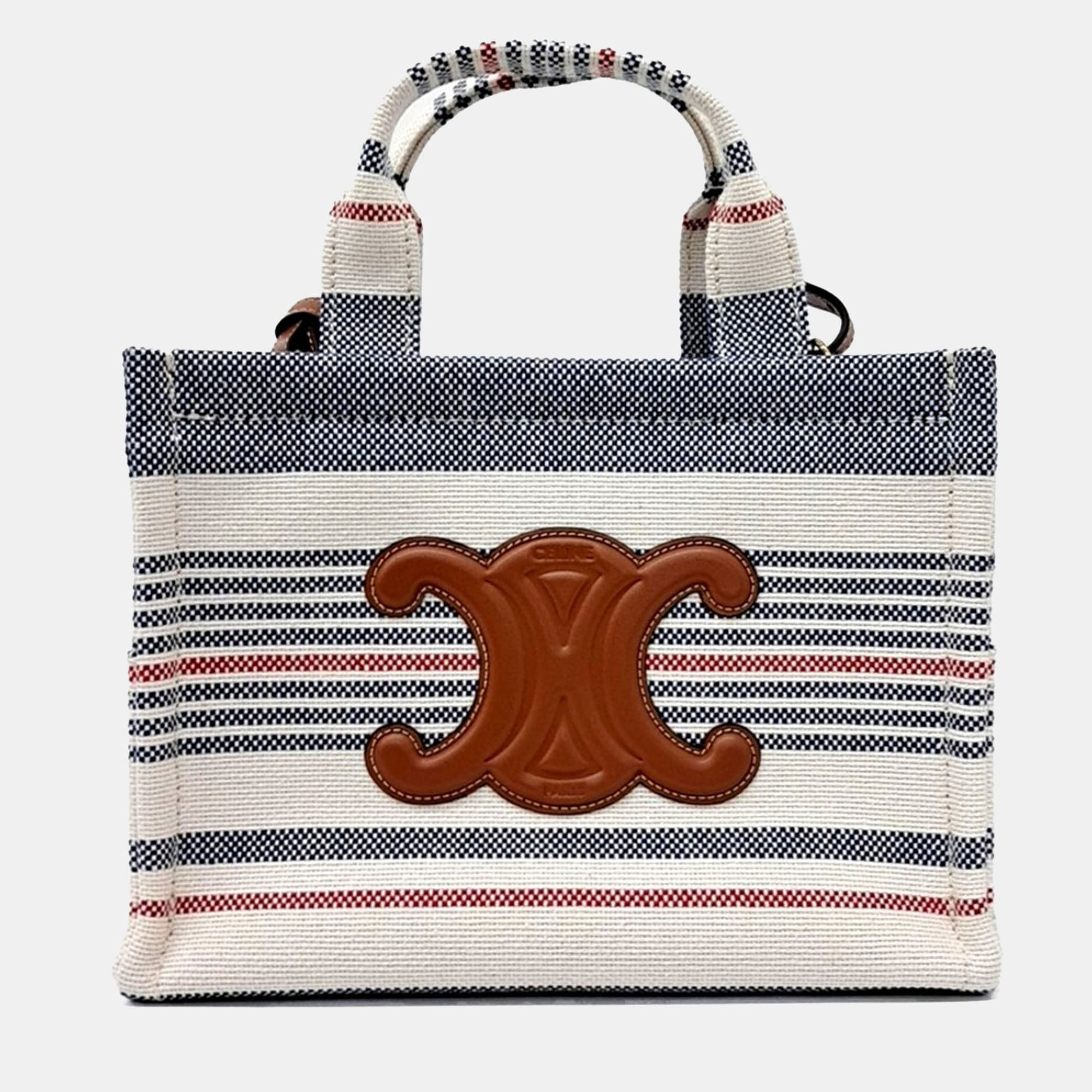 

Celine Multicolor Fabric Cabas Bag Small