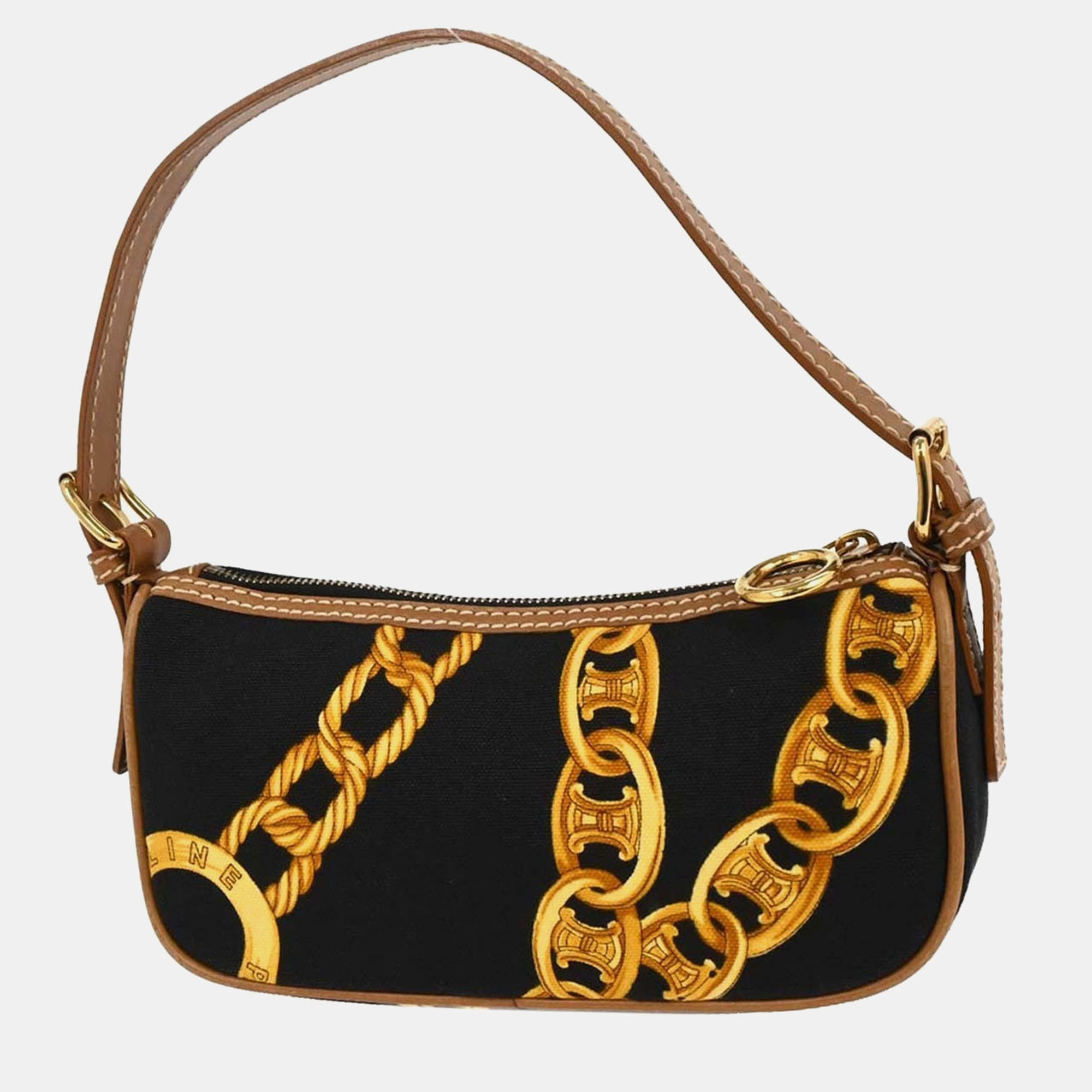 

Celine Black Chain Print Handbag