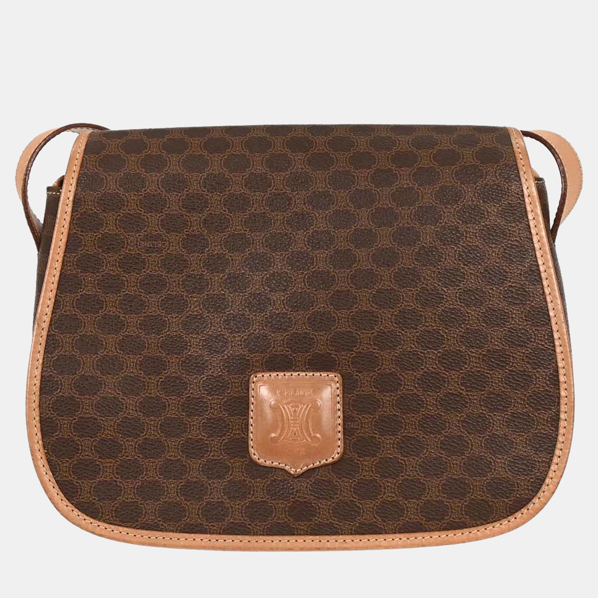 

Celine Brown Pvc Macadam Shoulder Bag