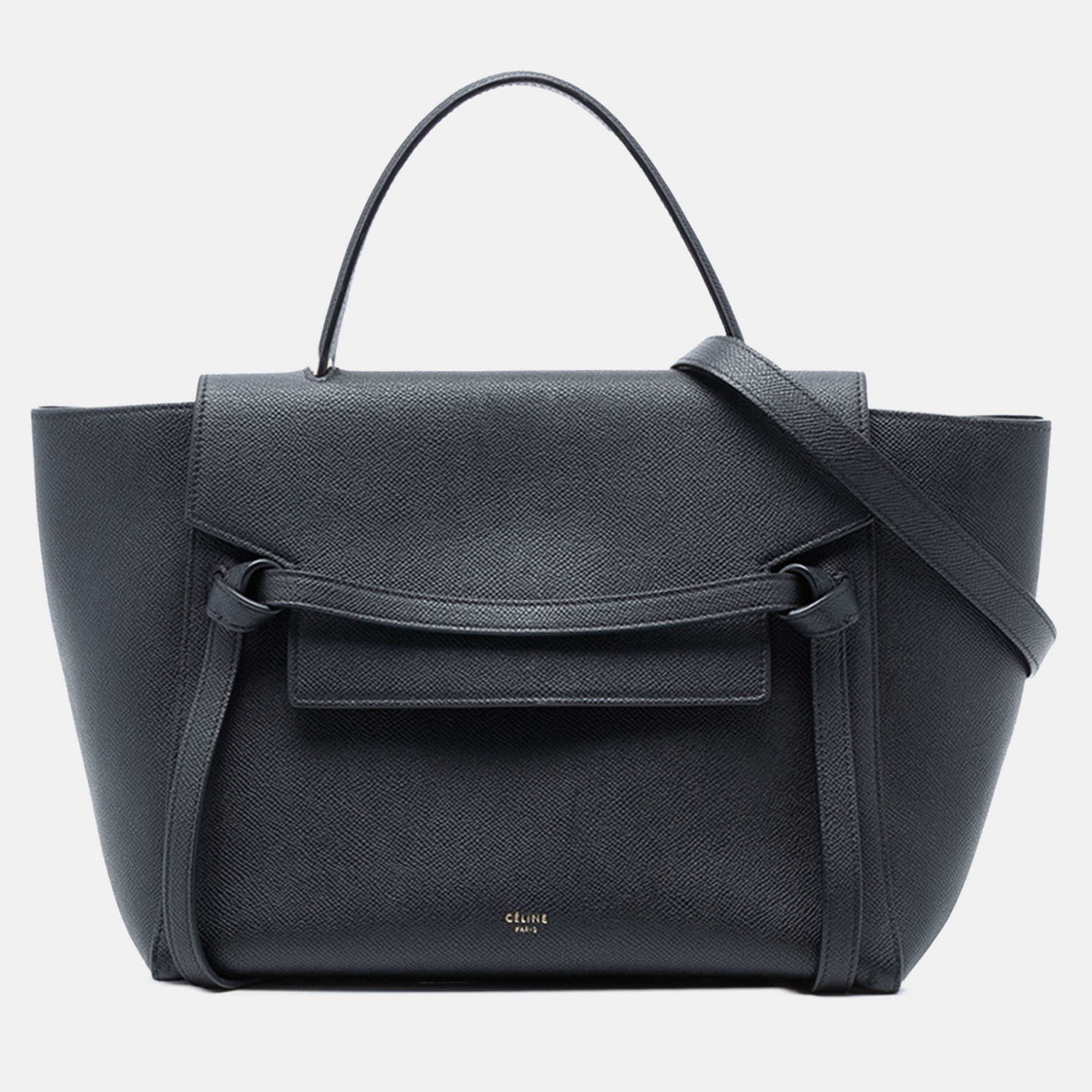 

Celine Black Mini Grained Calfskin Belt Bag