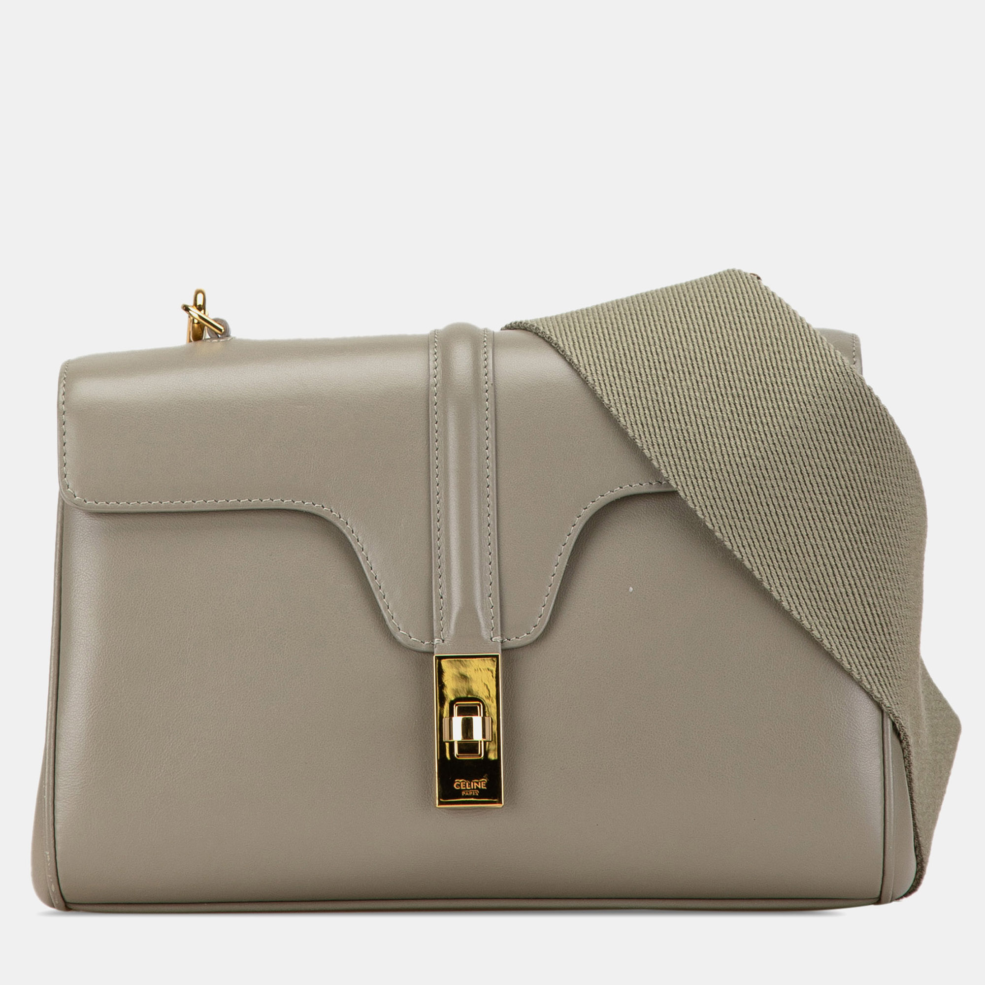 

Celine Green Teen Smooth Calfskin Soft 16 Crossbody