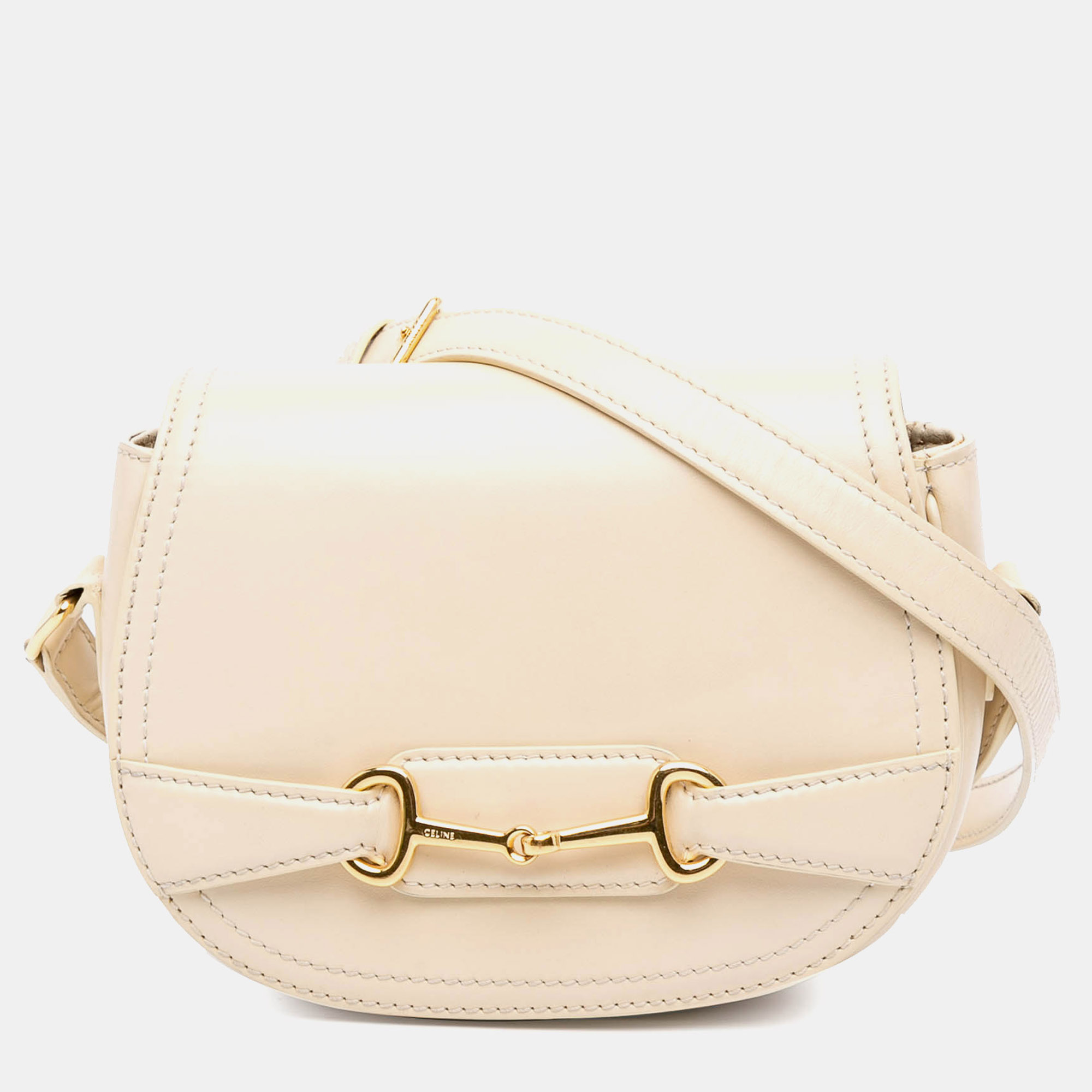 

Celine Brown Small Satinated Calfskin Crecy Flap Crossbody