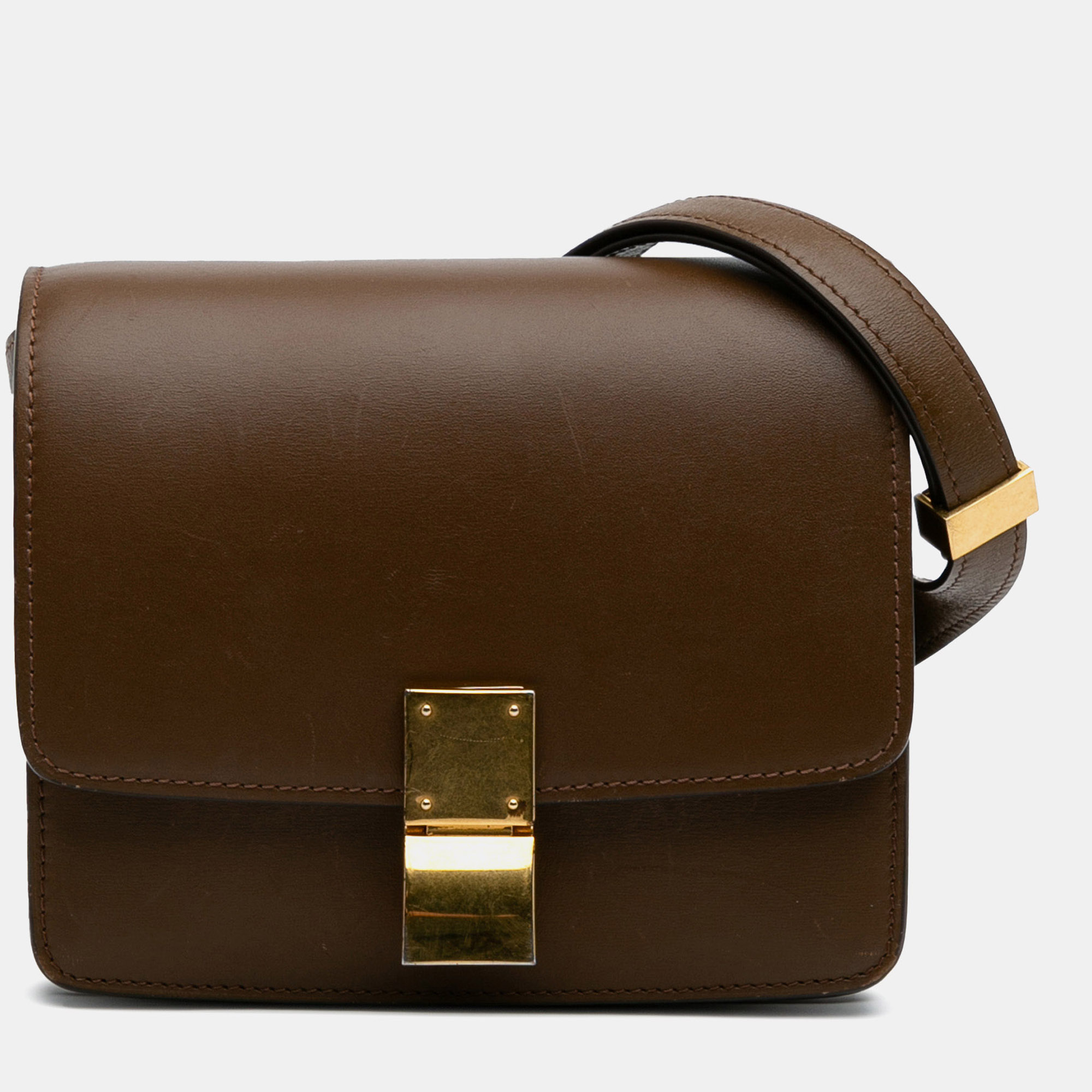

Celine Brown Small Calfskin Classic Box