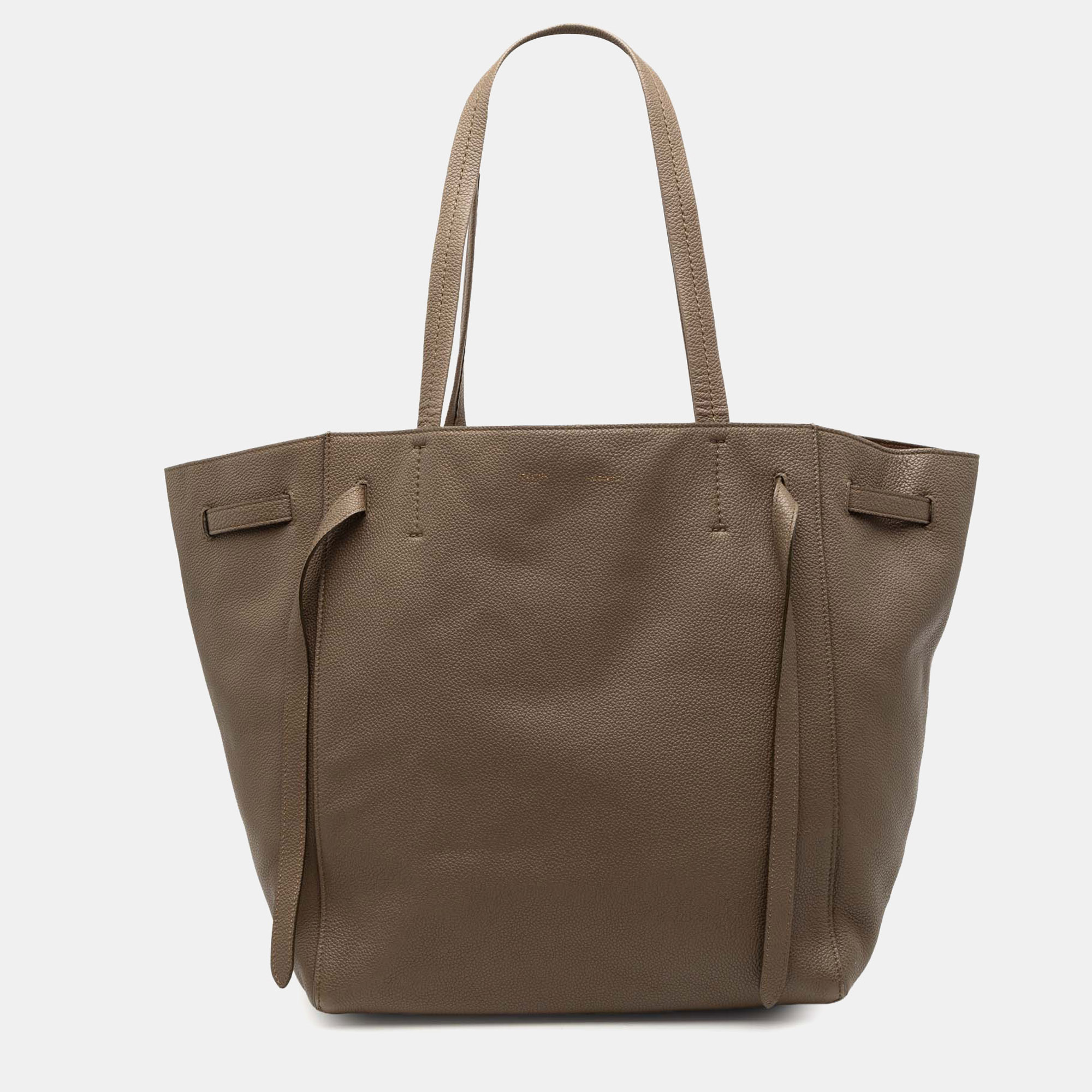 

Celine Brown Small Leather Phantom Cabas Tote