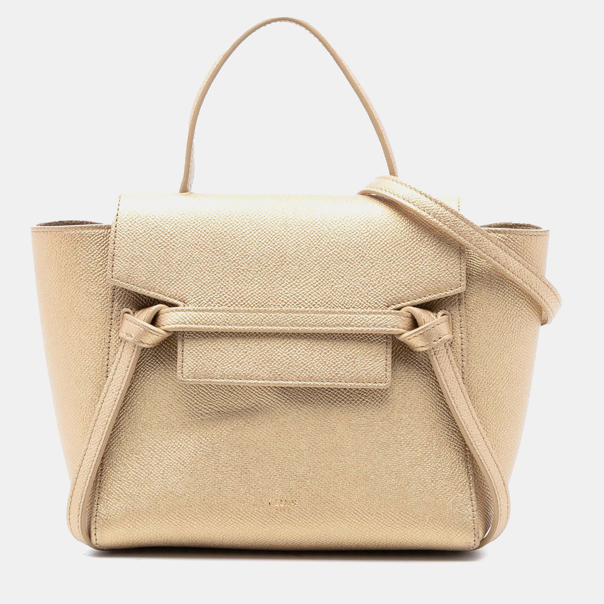

Celine Gold Nano Grained Calfskin Belt Bag