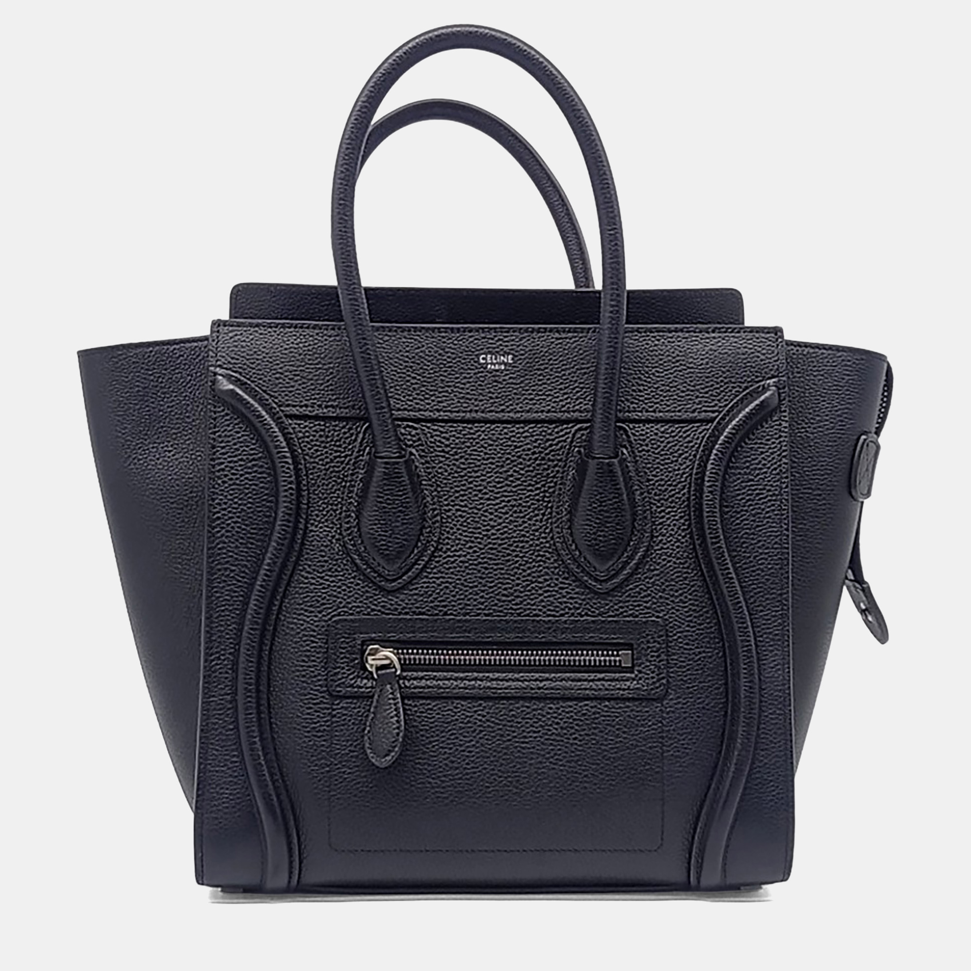 

Celine Black Leather luggage bag