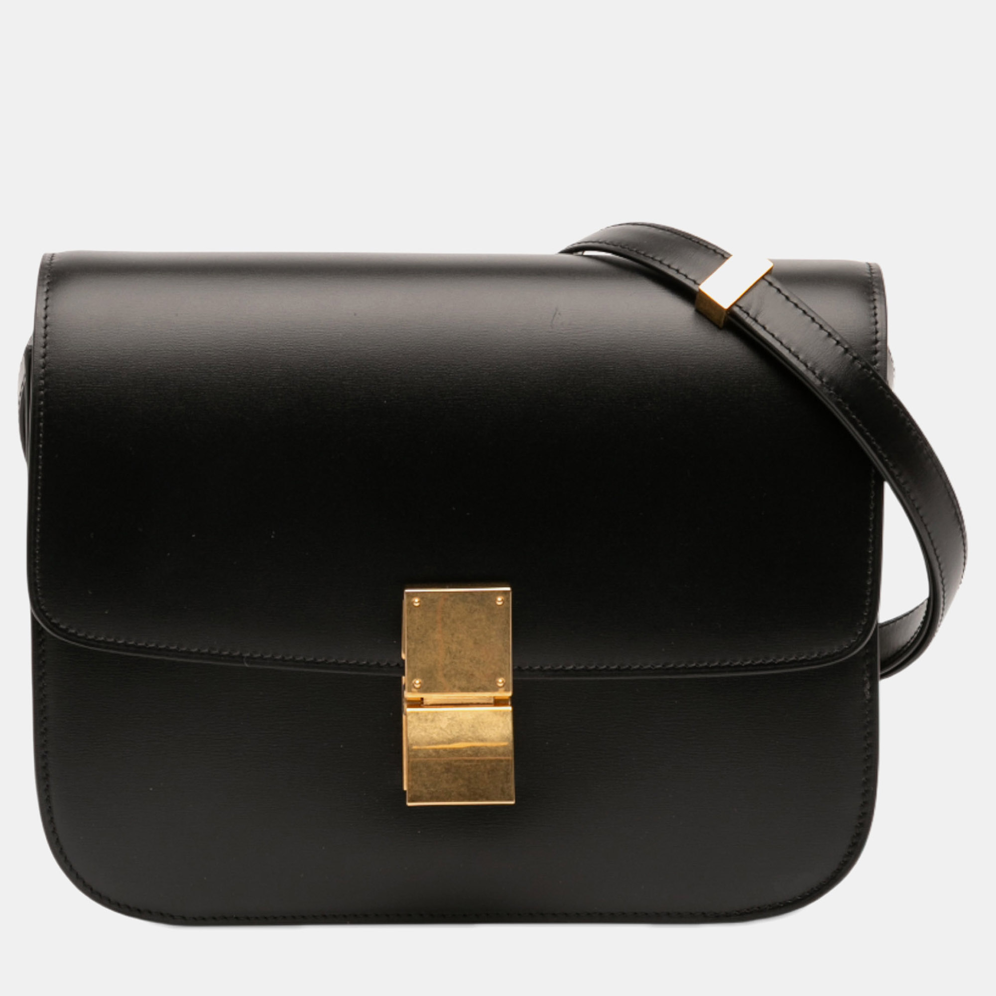 

Celine Black Medium Calfskin Classic Box