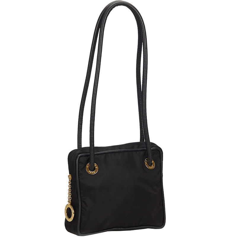 

Celine Black Nylon Shoulder Bag