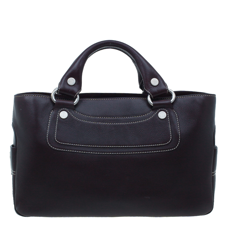 Pre Owned Celine Brown Leather Boogie Tote