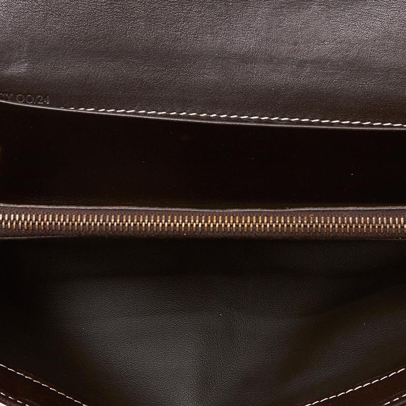 

Celine Light Brown Macadam Jacquard Long Wallet, Multicolor