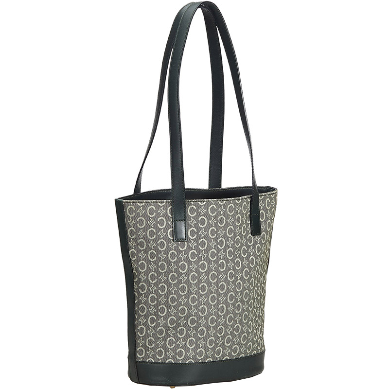 

Celine Black Macadam Canvas C Tote Bag, Multicolor