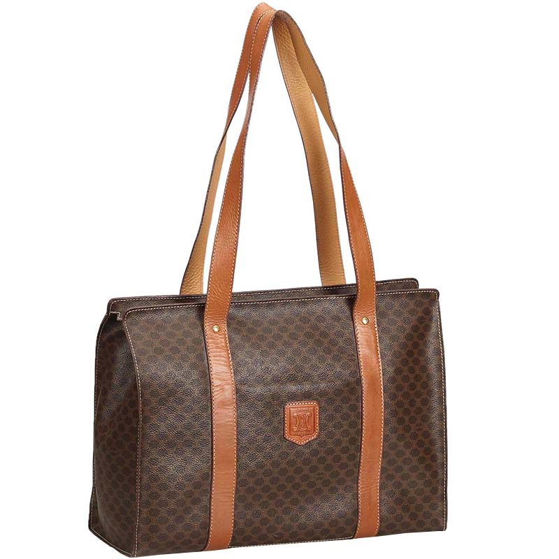 

Celine Brown PVC Macadam Tote Bag