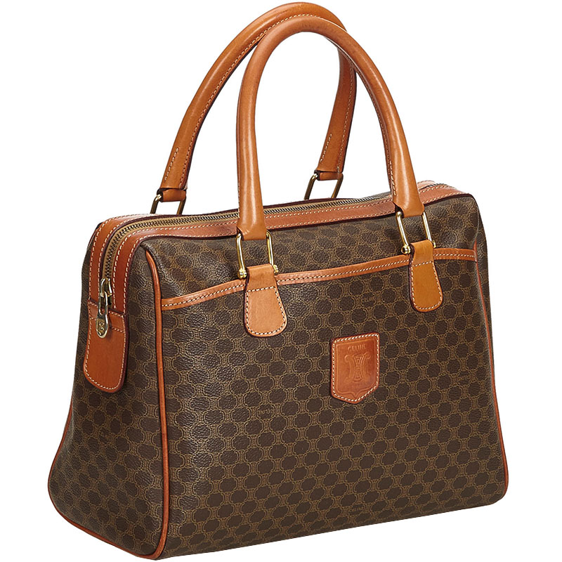 

Celine Brown PVC Macadam Everyday Bag