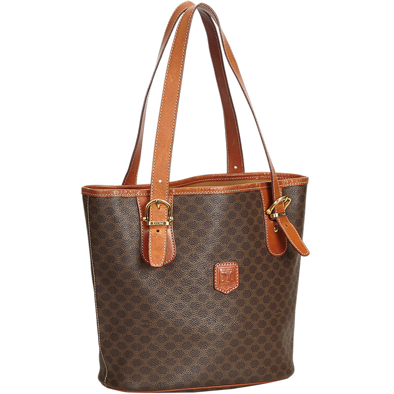 

Celine Brown PVC Macadam Tote Bag
