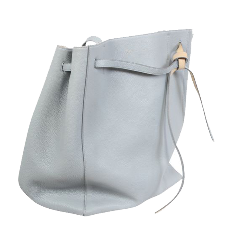 

Celine Blue Leather Tote Bag