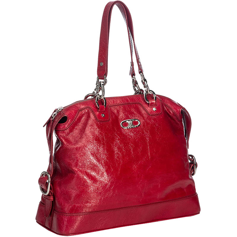 

Celine Red Leather Shoulder Bag
