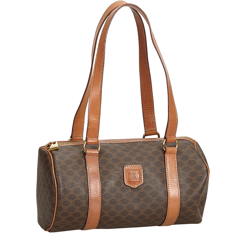 

Celine Brown PVC Macadam Shoulder Bag