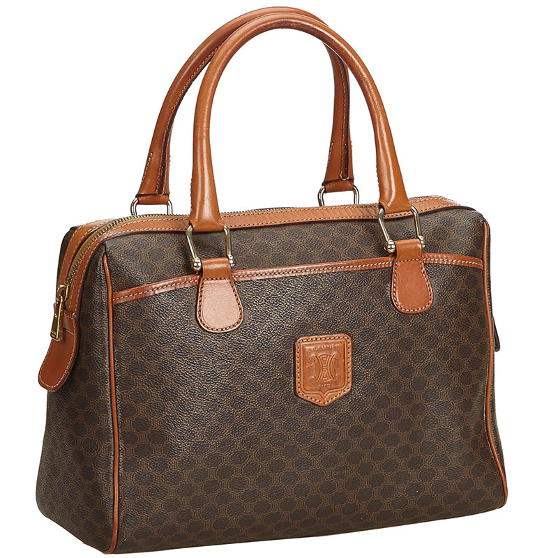 

Celine Brown PVC Macadam Boston Bag