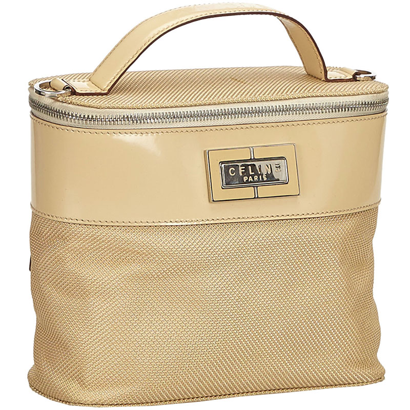 

Celine Beige Chemical Fiber Vanity Bag