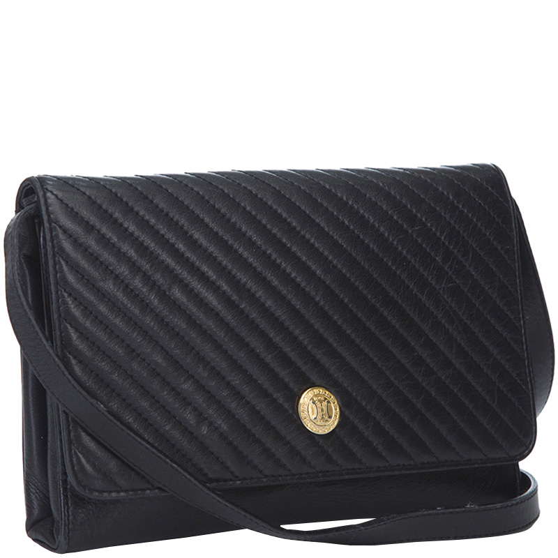 

Celine Black Quilted Leather Crossbody Bag