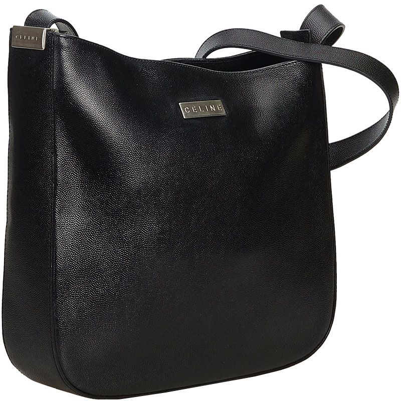

Celine Black Leather Shoulder Bag