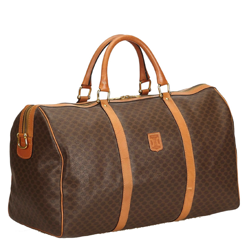 

Celine Brown Macadam PVC Duffle Bag